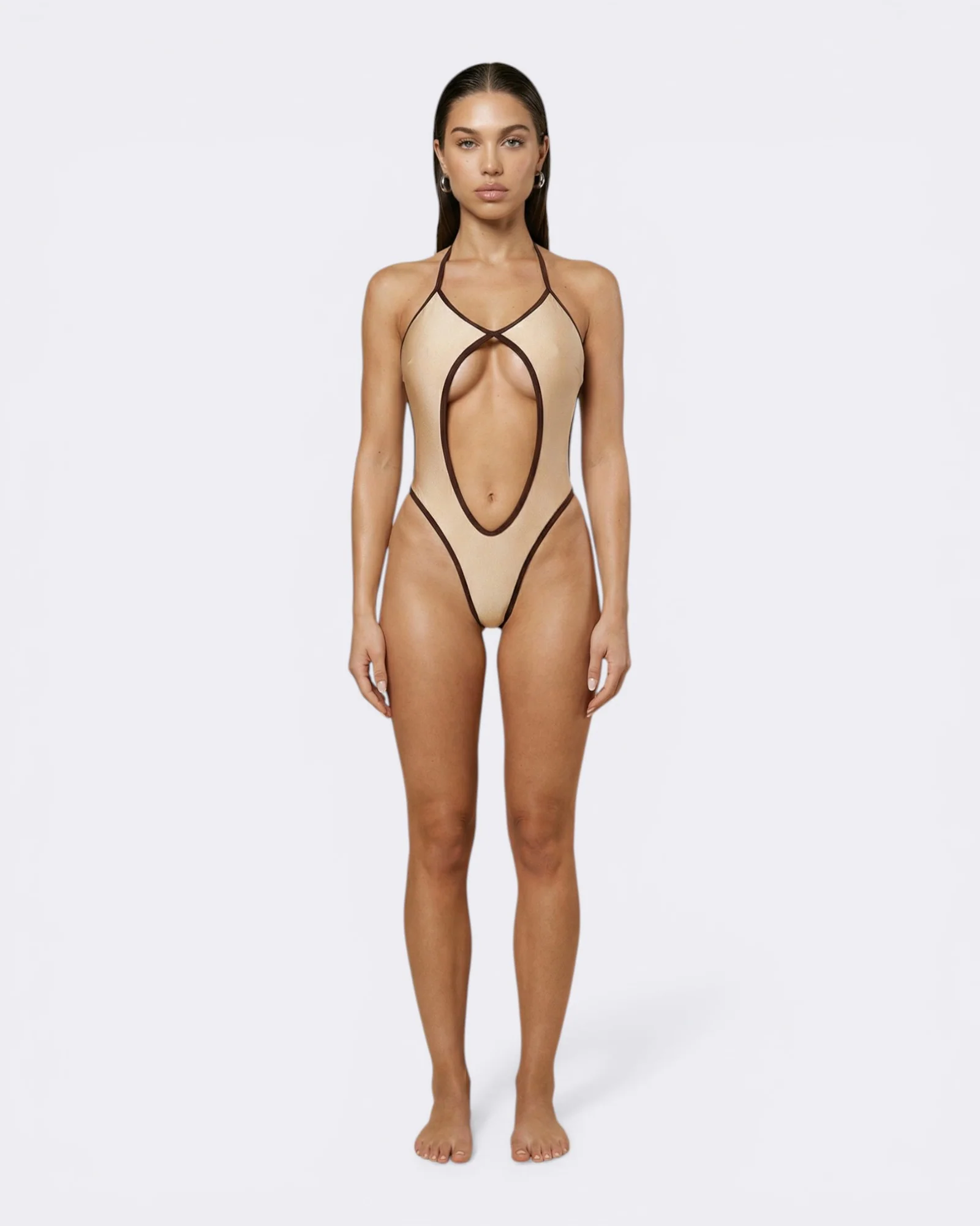 Costume Intero Samba One - Beige/Marrone