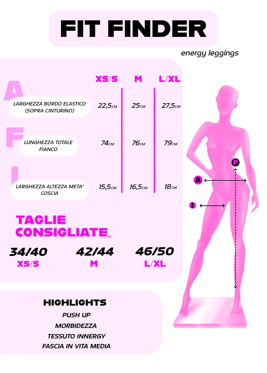 Energy leggings push up - Lilla - Image 5