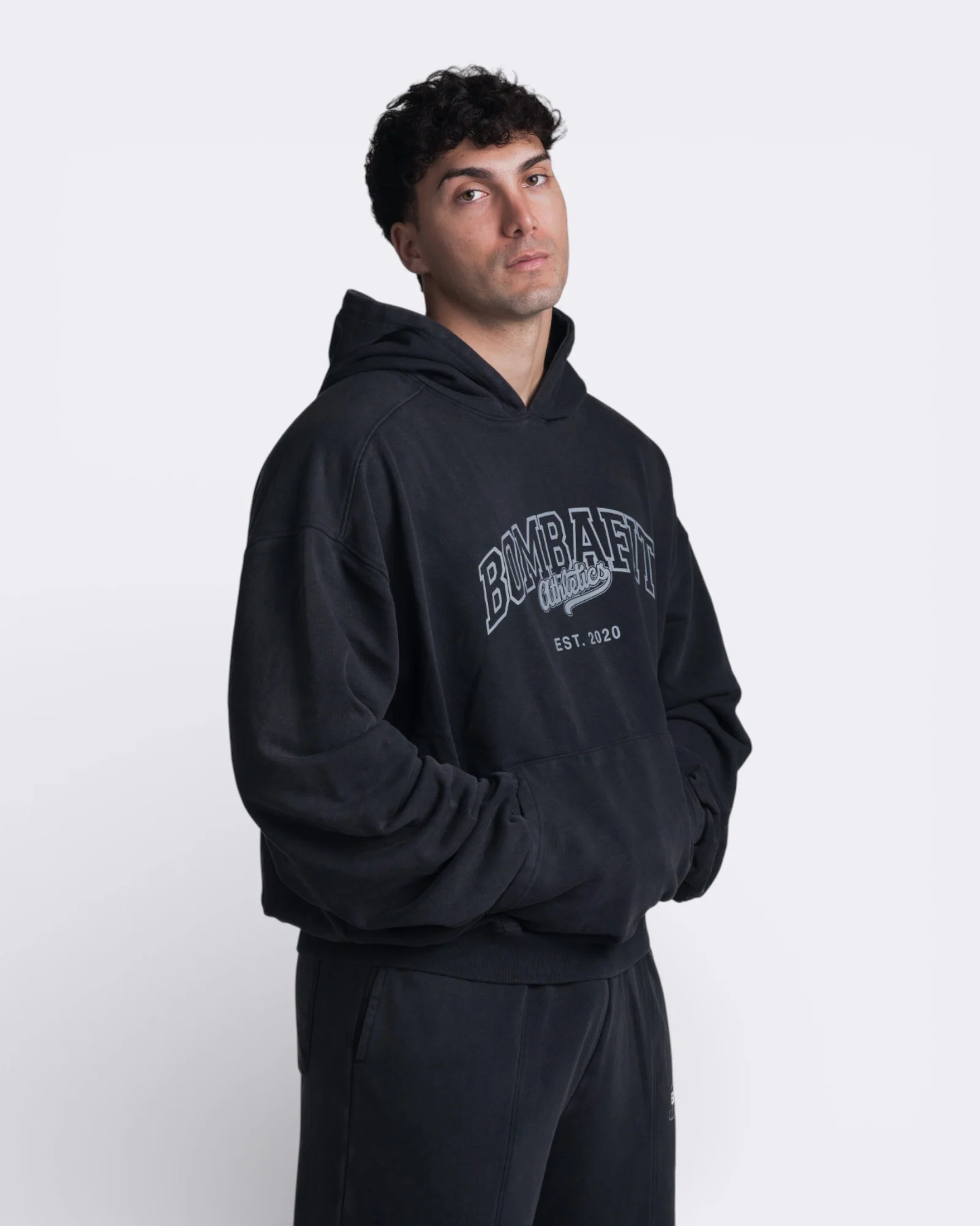 Hoodie Dark Era - Grigio Slavato - Image 3