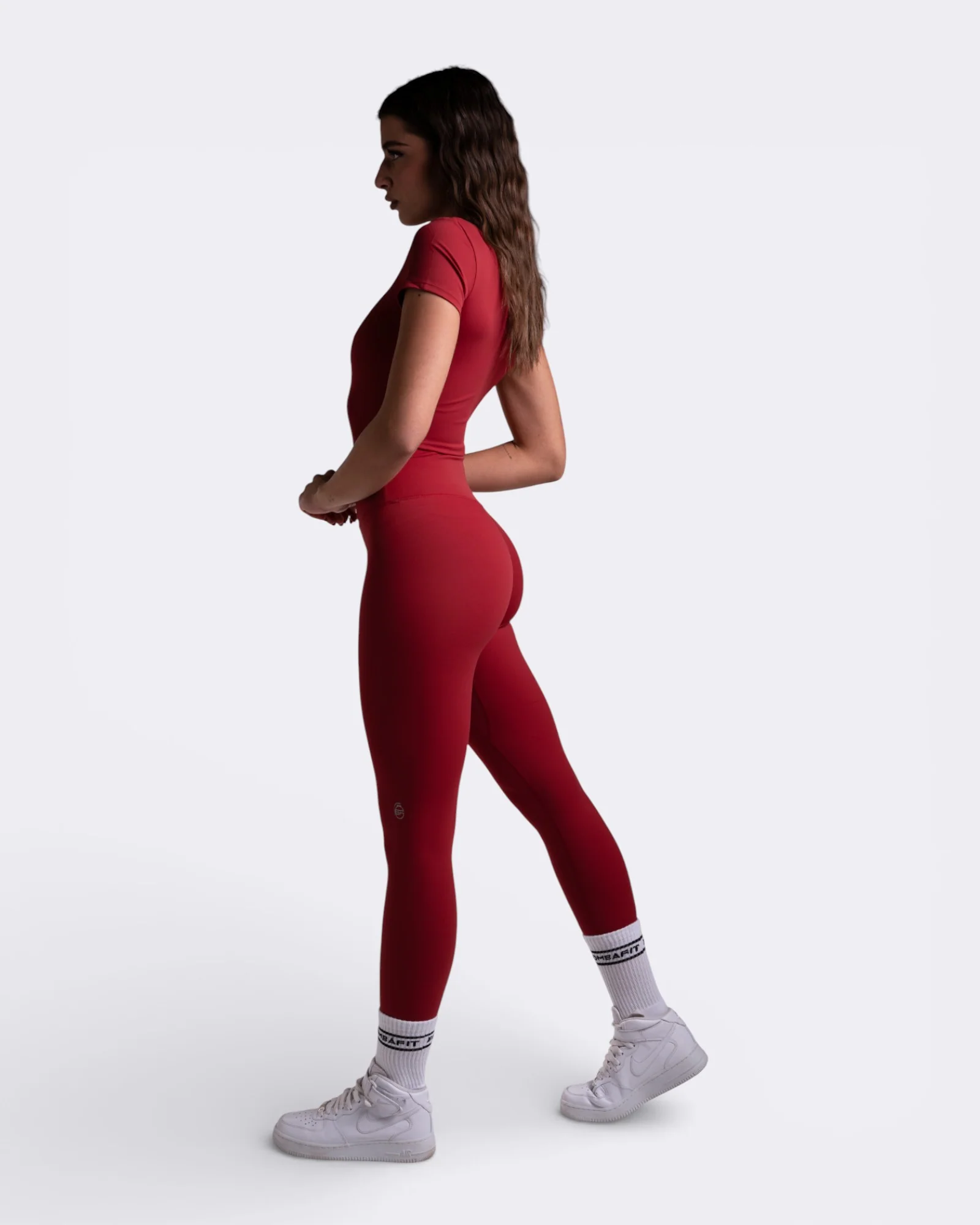 Leggings Hush - Rosso Scarlet - Image 3