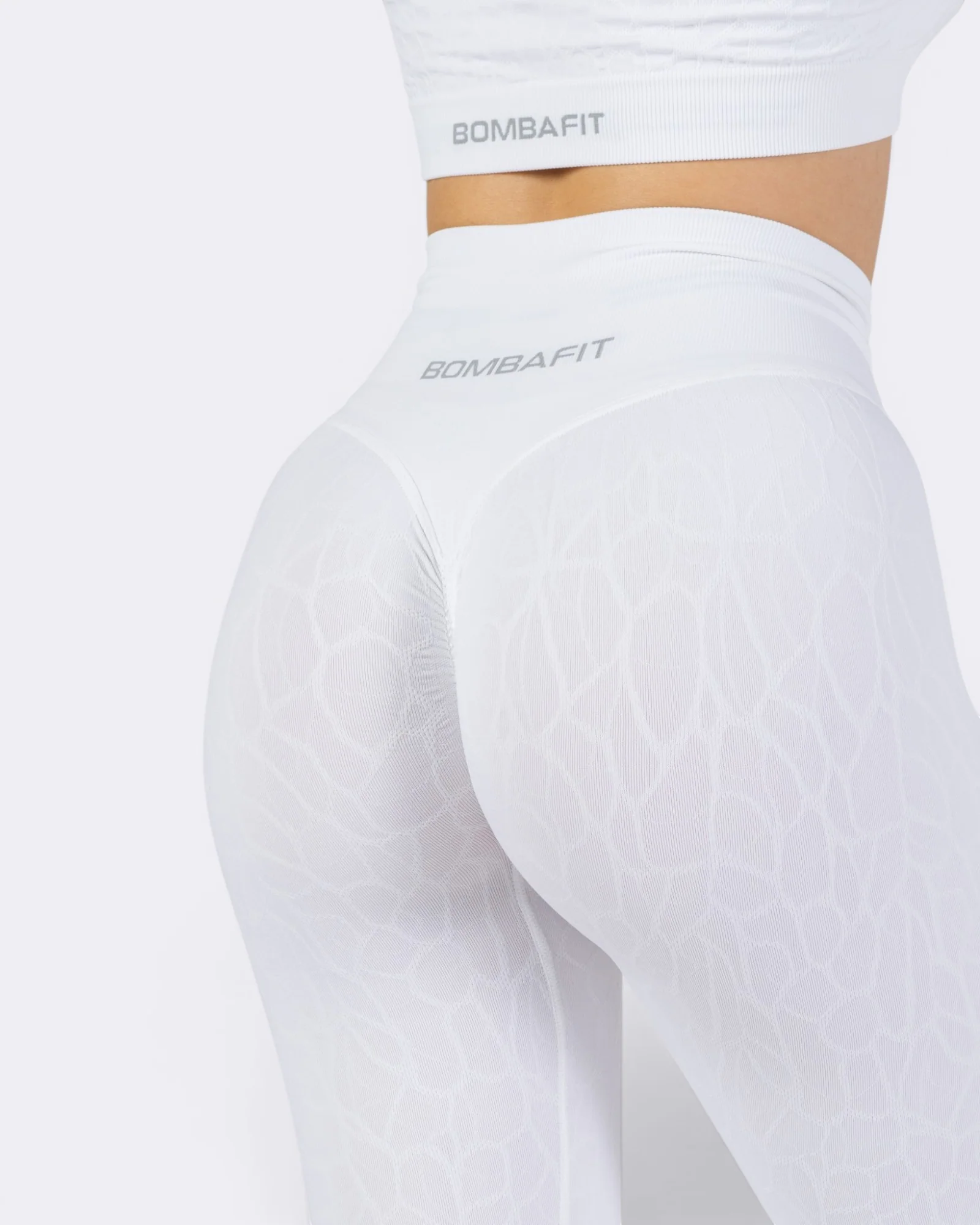 Nyx Texture Leggings - Bianco - Image 4