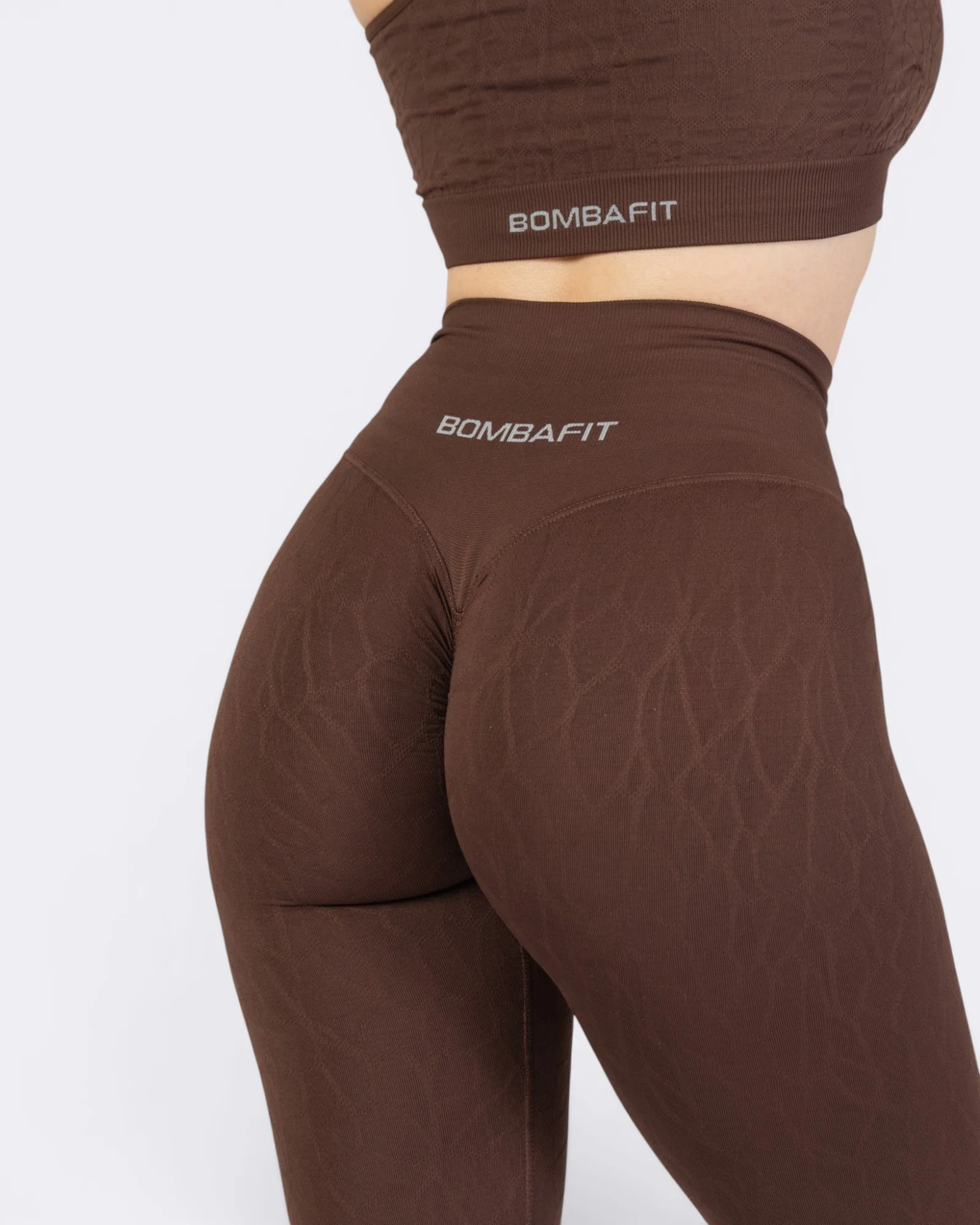 Nyx Texture Leggings - Marrone - Image 3