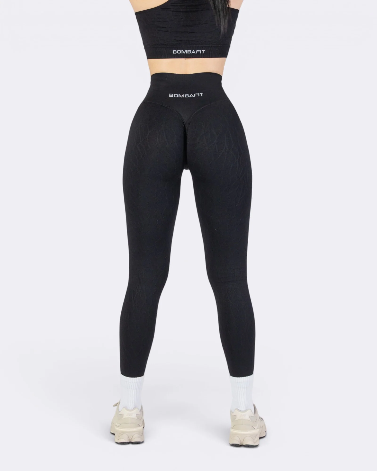 Nyx Texture Leggings - Nero - Image 3