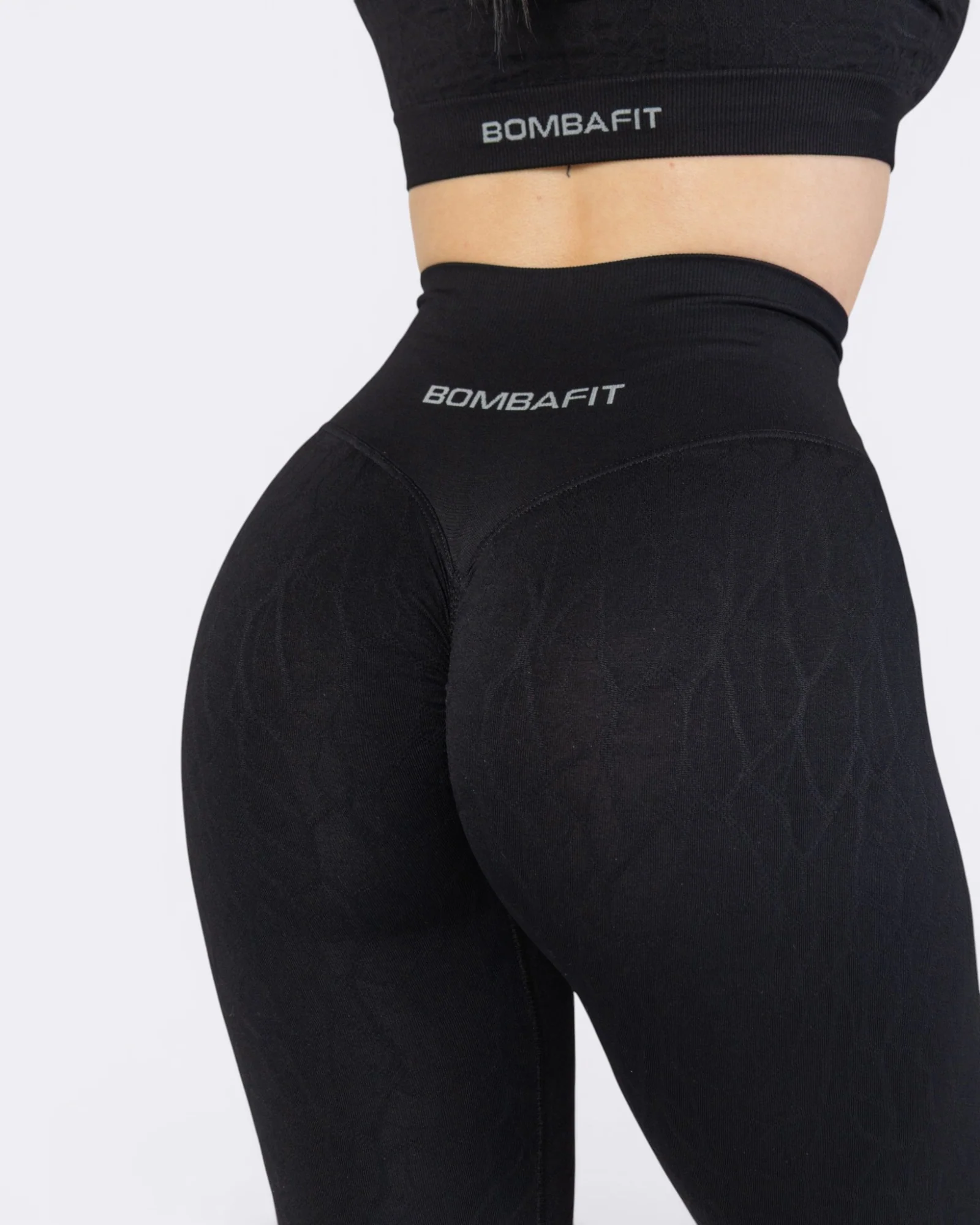 Nyx Texture Leggings - Nero - Image 4