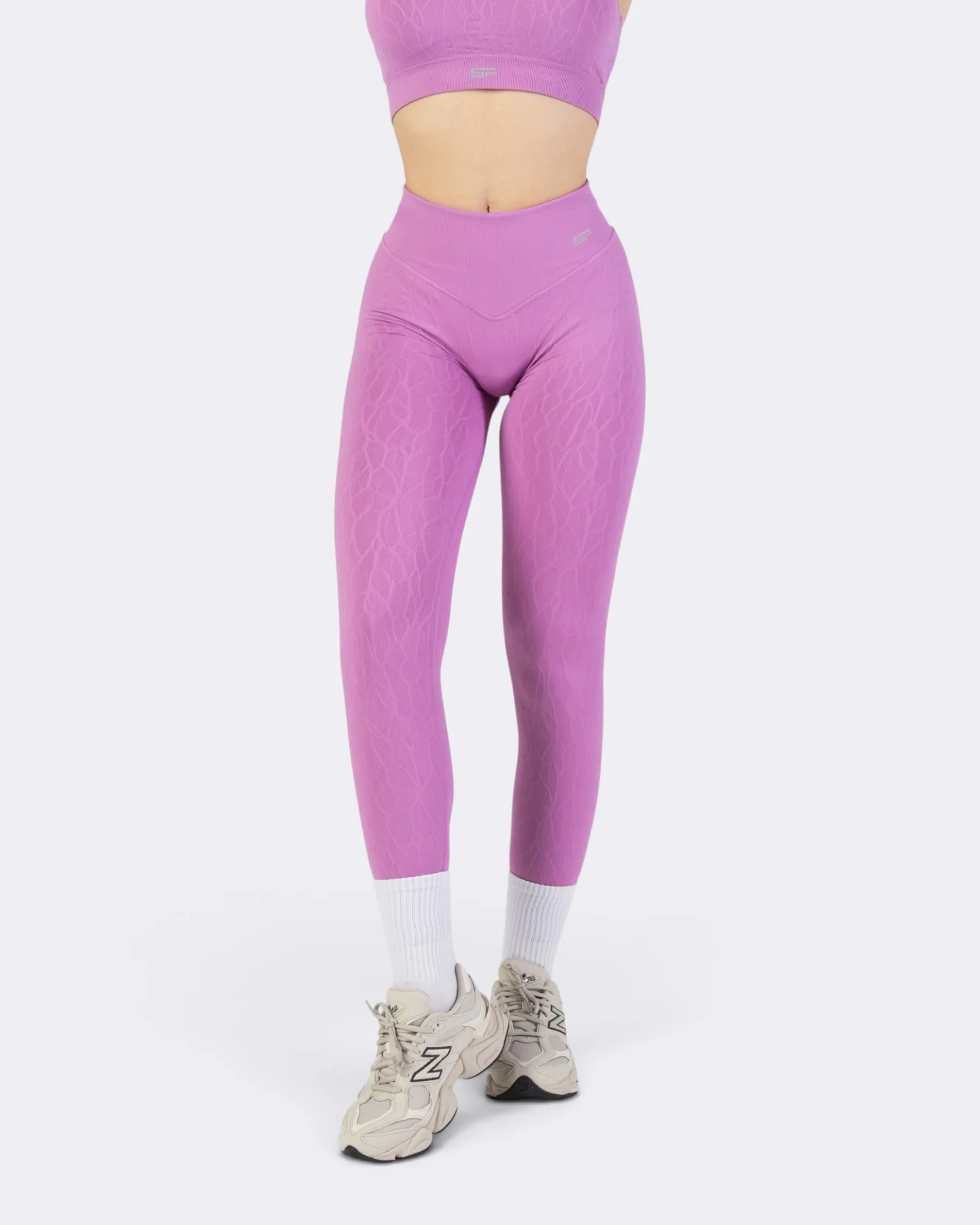 Nyx Texture Leggings - Rosa Lampone - Image 5