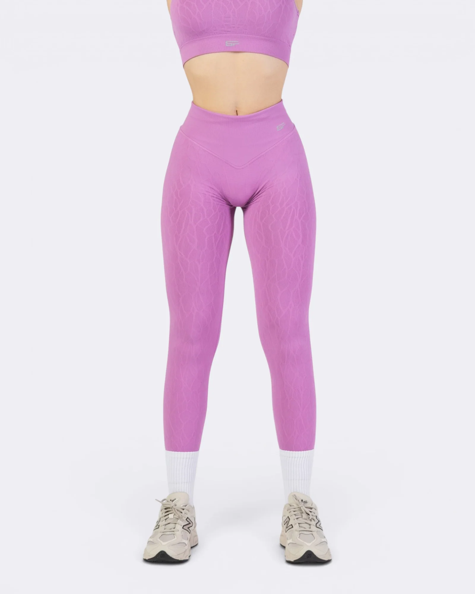 Nyx Texture Leggings - Rosa Lampone - Image 6