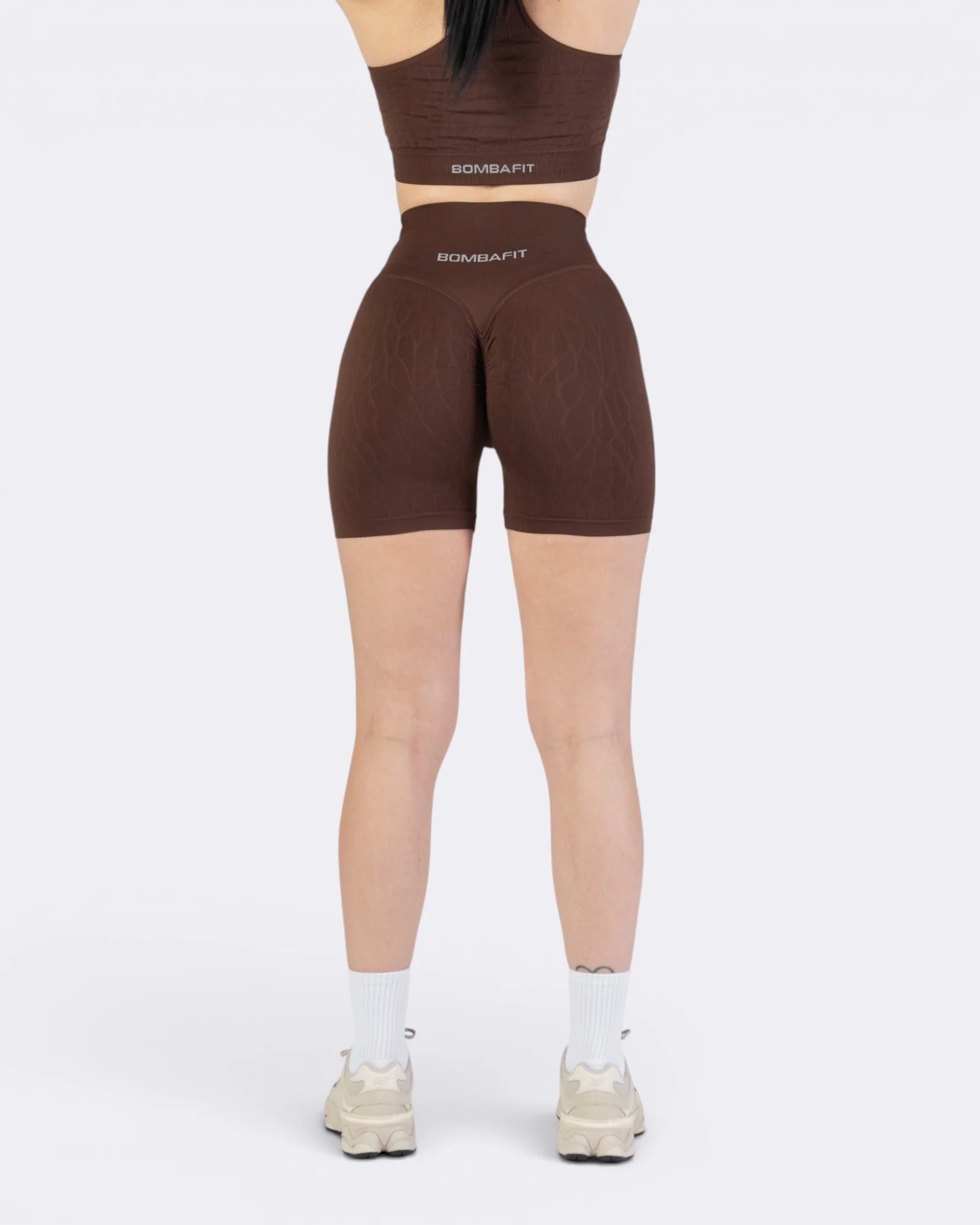 Nyx Texture Shorts Leggings - Marrone - Image 3