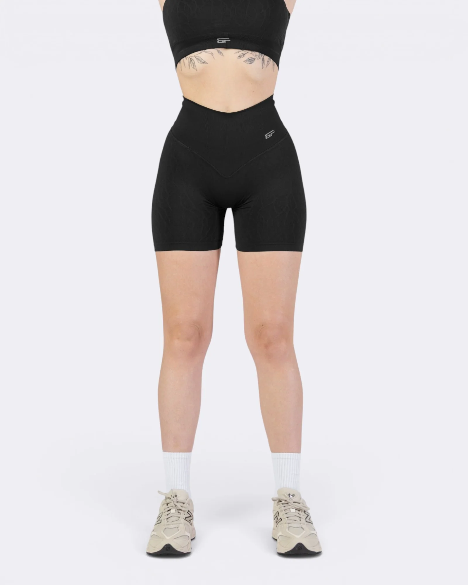 Nyx Texture Shorts Leggings - Nero - Image 2
