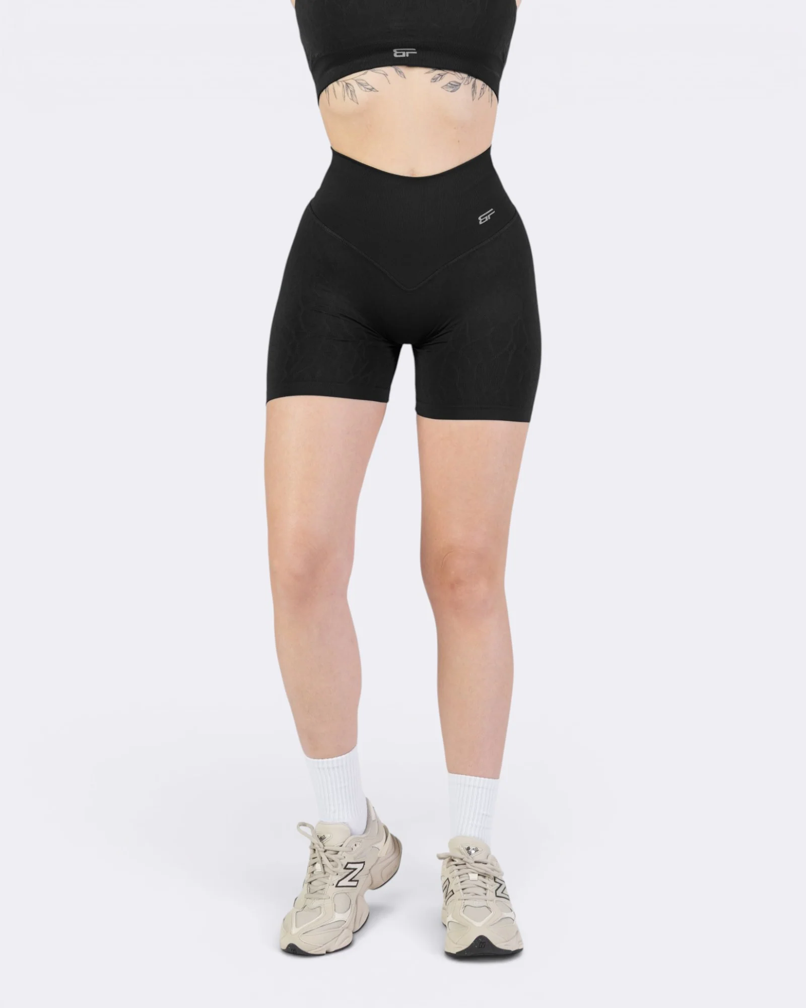 Nyx Texture Shorts Leggings - Nero - Image 3