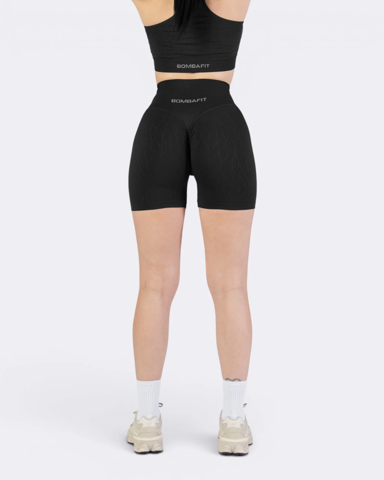 Nyx Texture Shorts Leggings - Nero - Image 4