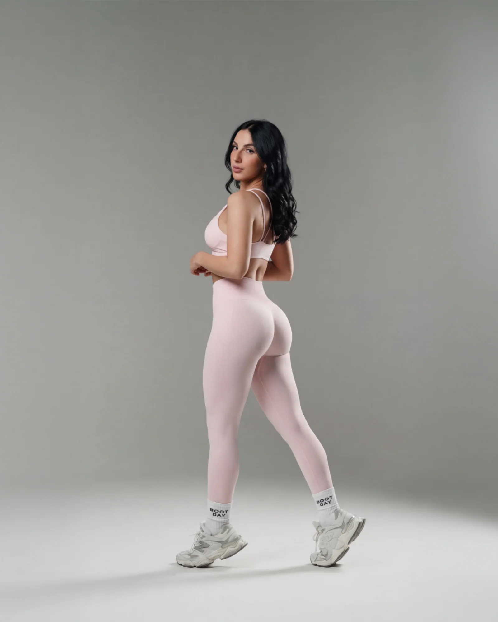 Oasis High Band Leggings Push Up - Rosa Fairy - Image 4