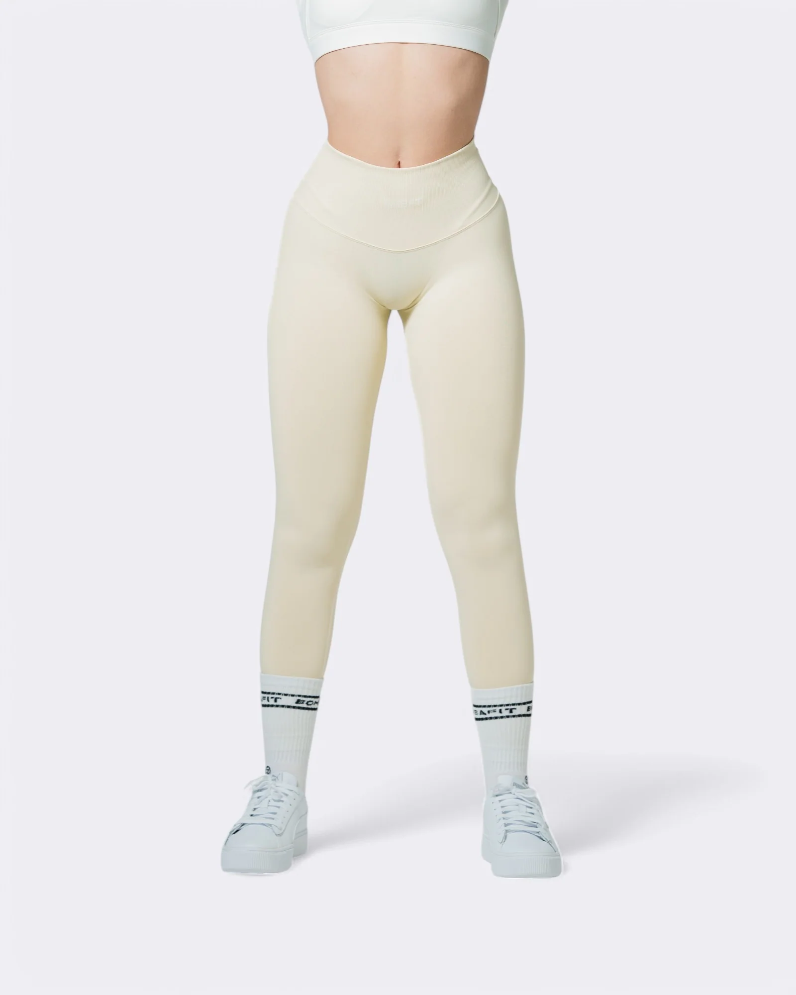 Oasis Leggings Push Up - Beige - Image 3