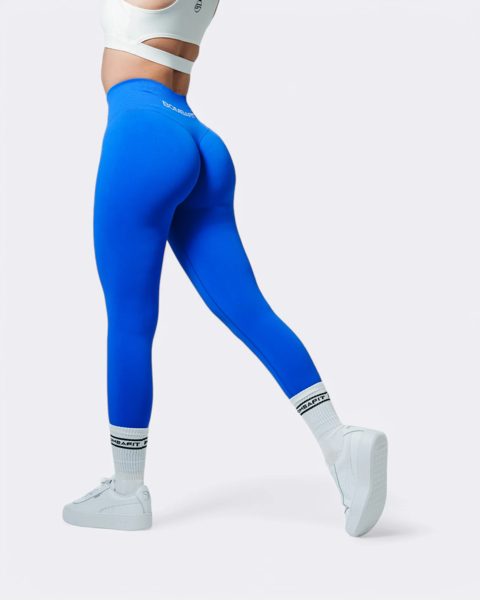 Oasis Leggings Push Up - Blu Elettrico - Image 3