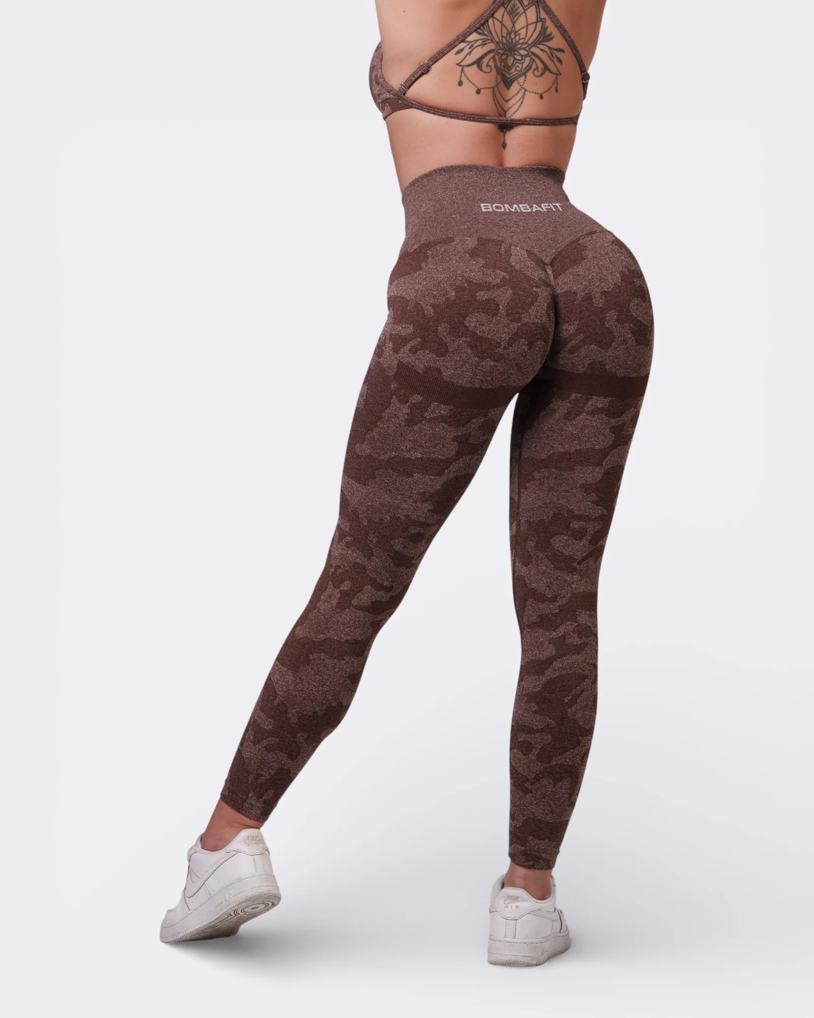Oasis Leggings Push Up Camo - Marrone - Image 3