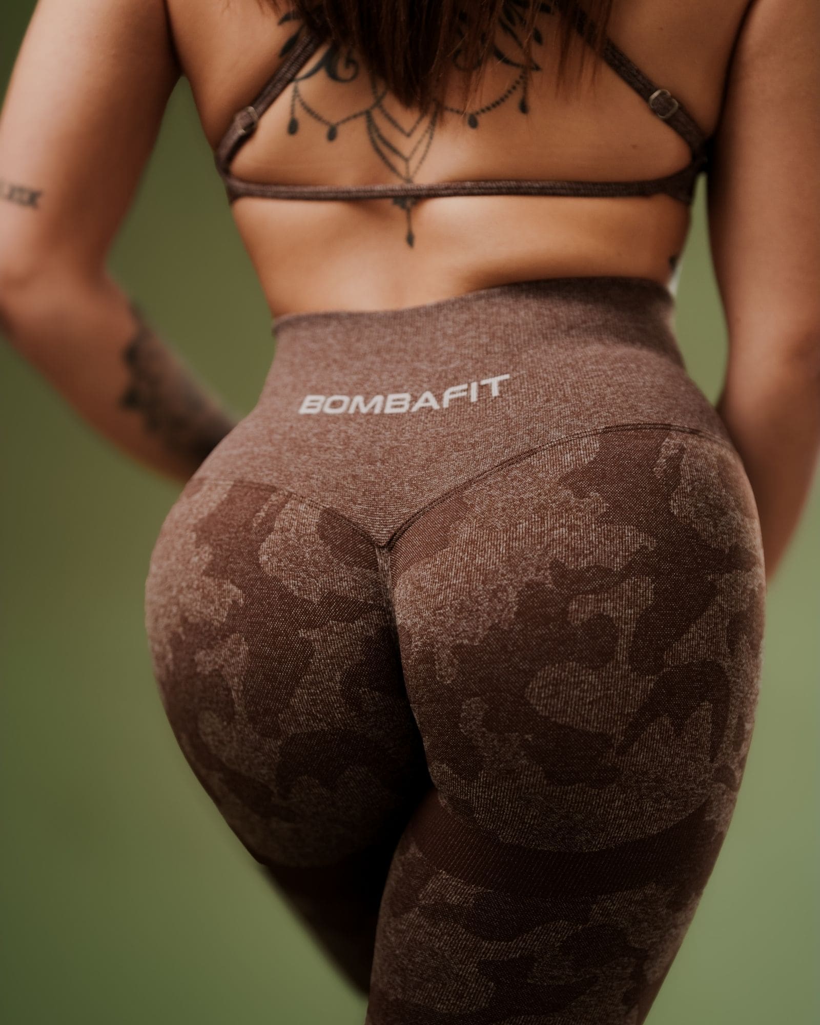 Oasis Leggings Push Up Camo - Marrone - Image 8