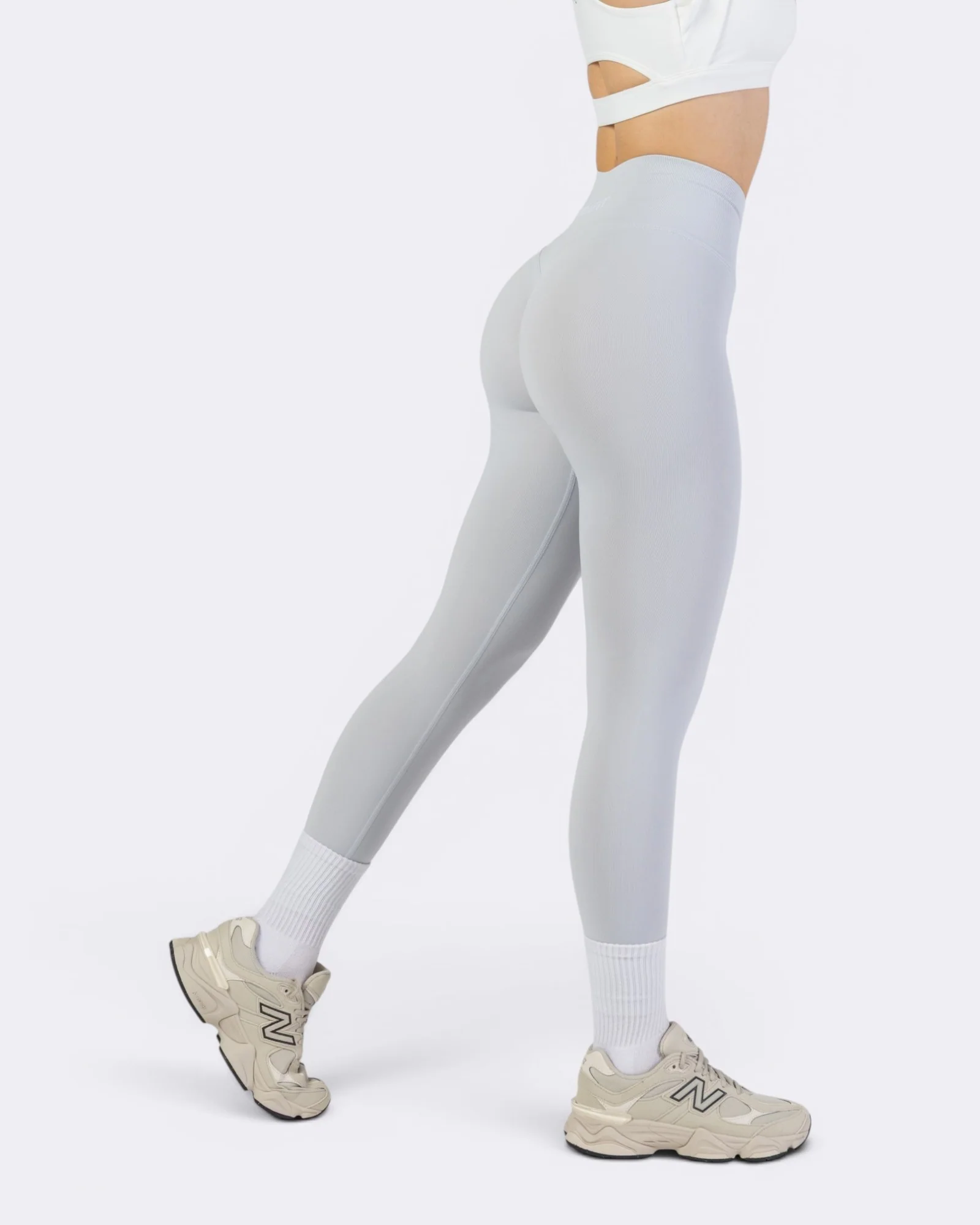 Oasis Leggings Push Up - Grigio Soft - Image 3