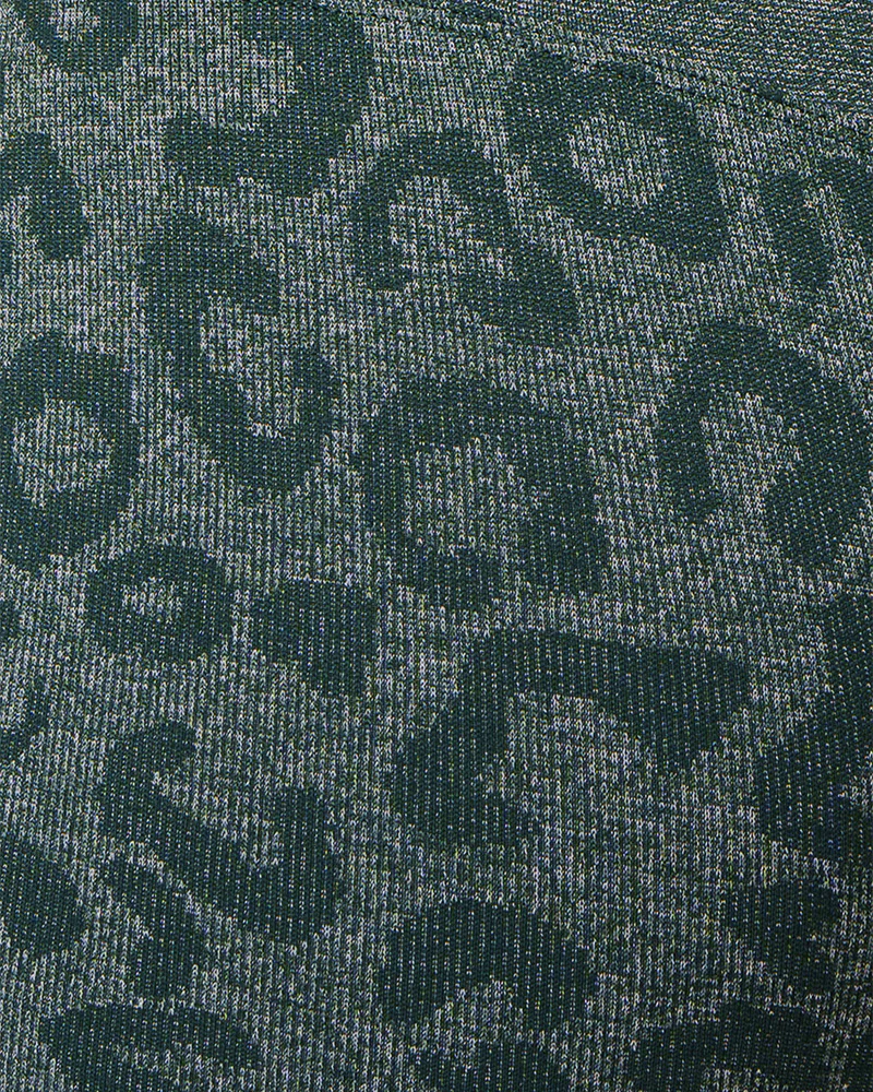 Oasis Leggings Push Up Leopard - Verde Scuro - Image 5