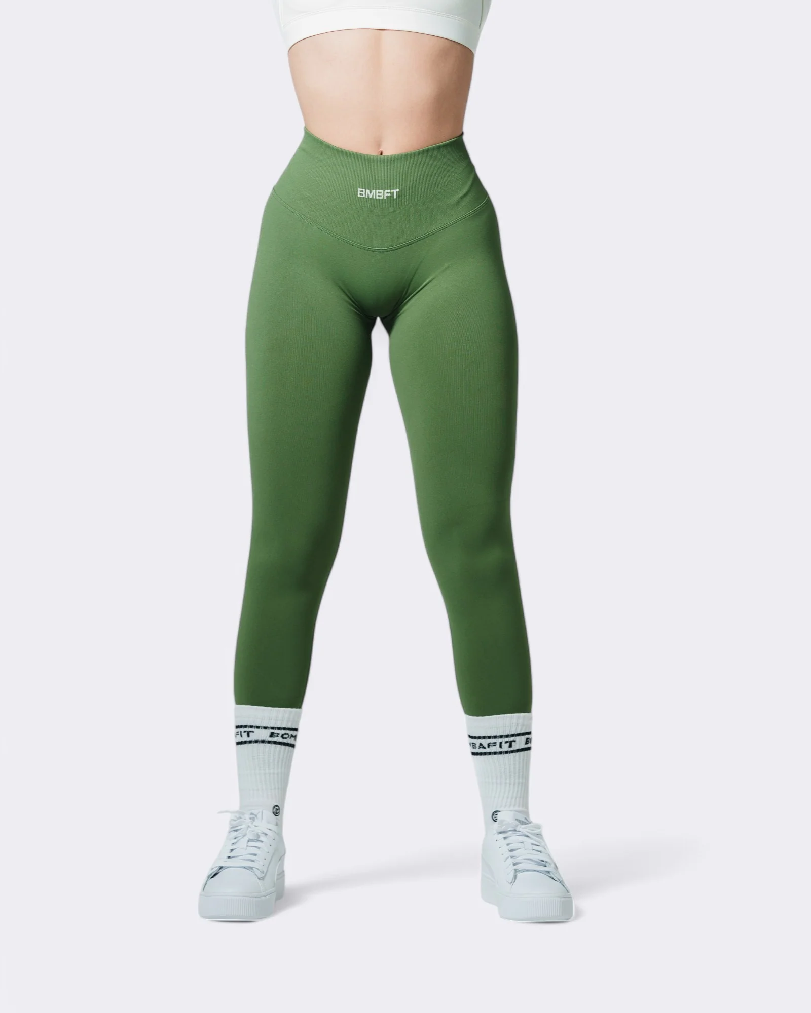 Oasis Leggings Push Up - Verde Militare - Image 3