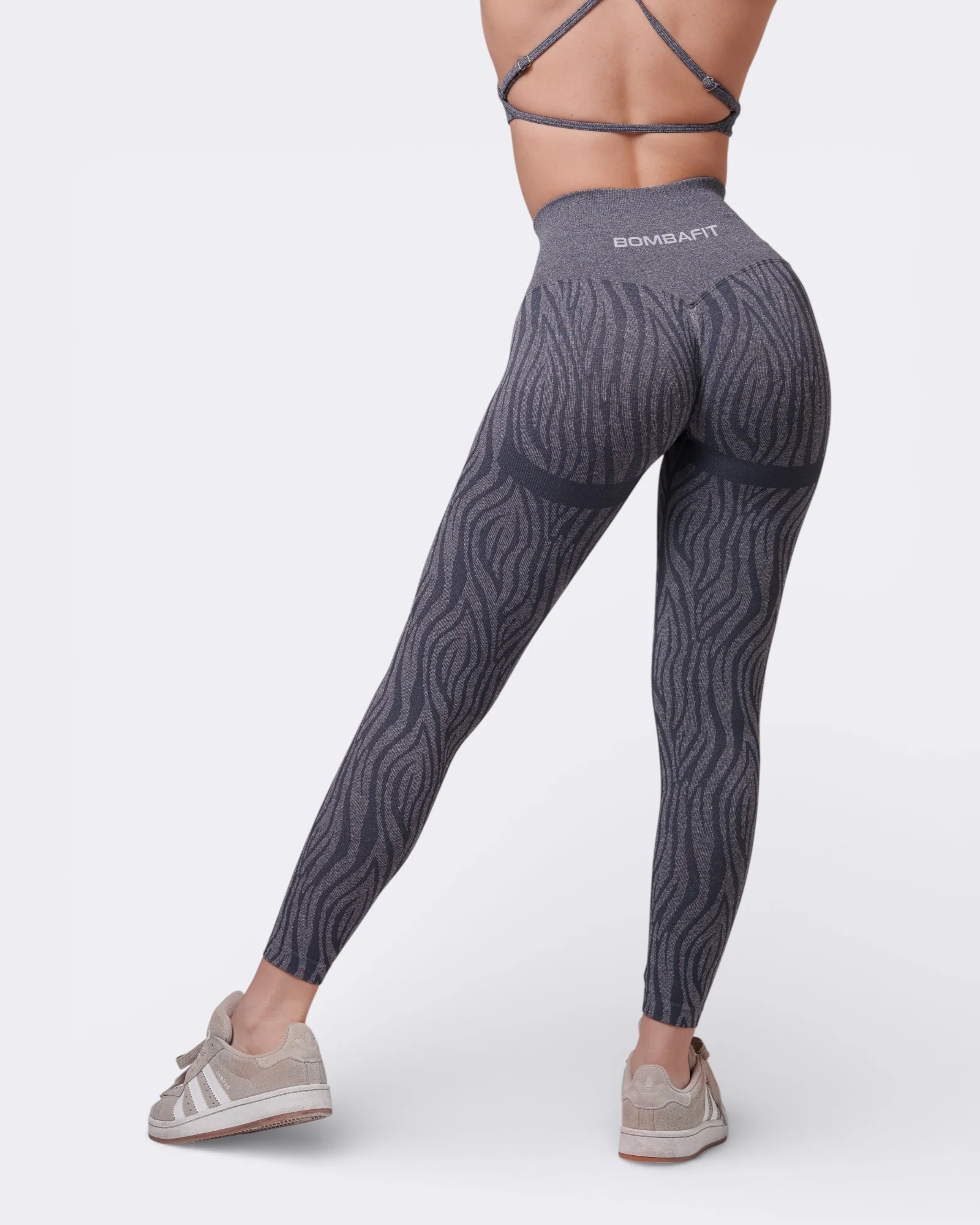 Oasis Leggings Push Zebra - Acciaio - Image 3
