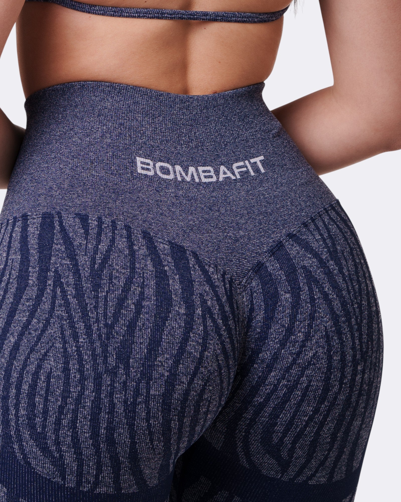 Oasis Leggings Push Zebra - Blu Notte - Image 4