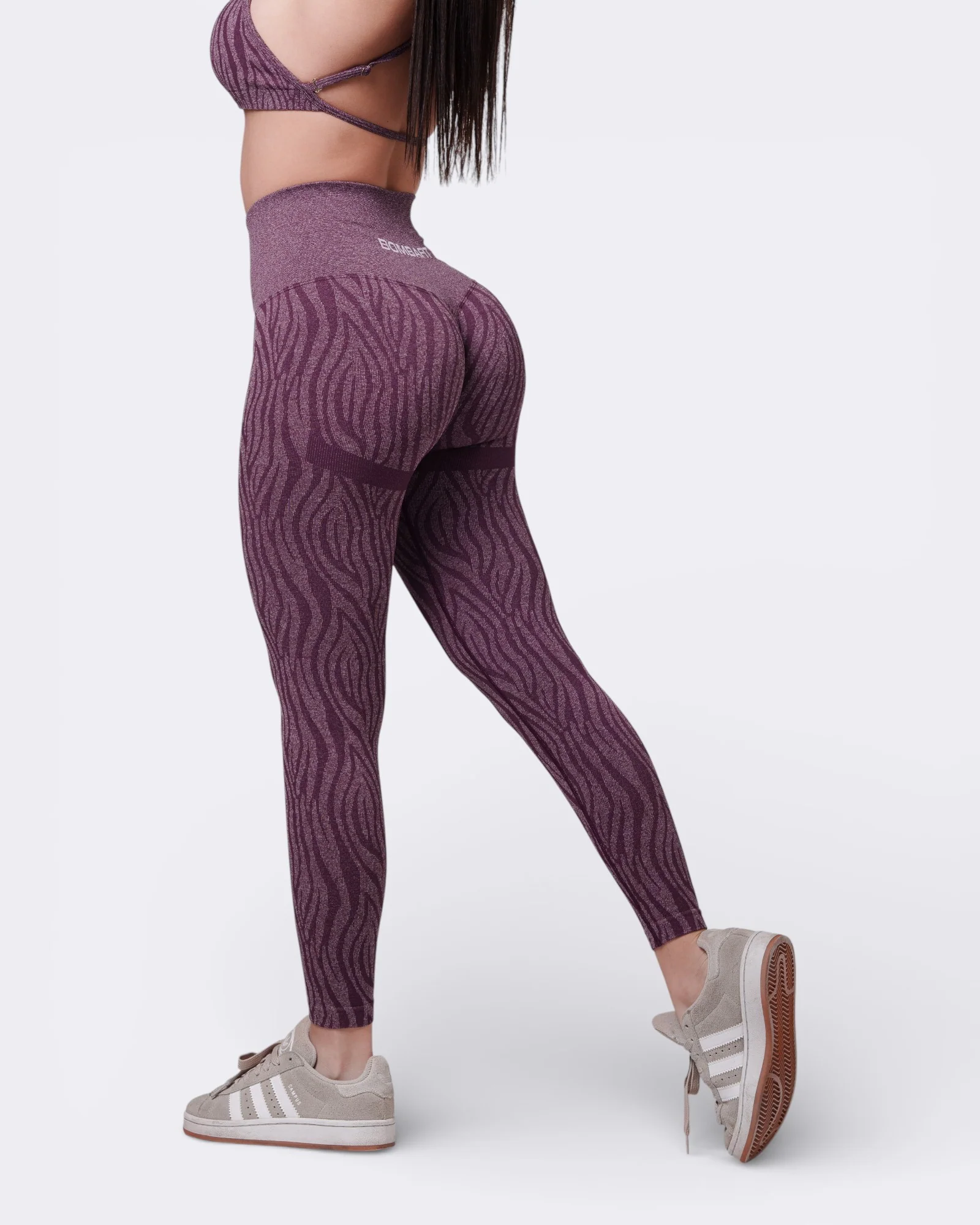 Oasis Leggings Push Zebra - Viola Plum
