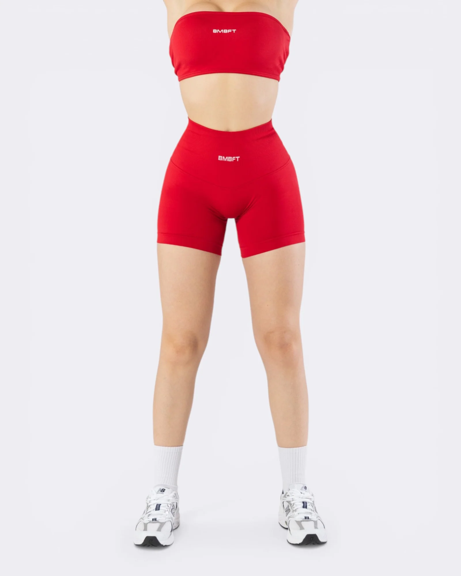 Oasis Shorts Leggings - Rosso Aurora - Image 2