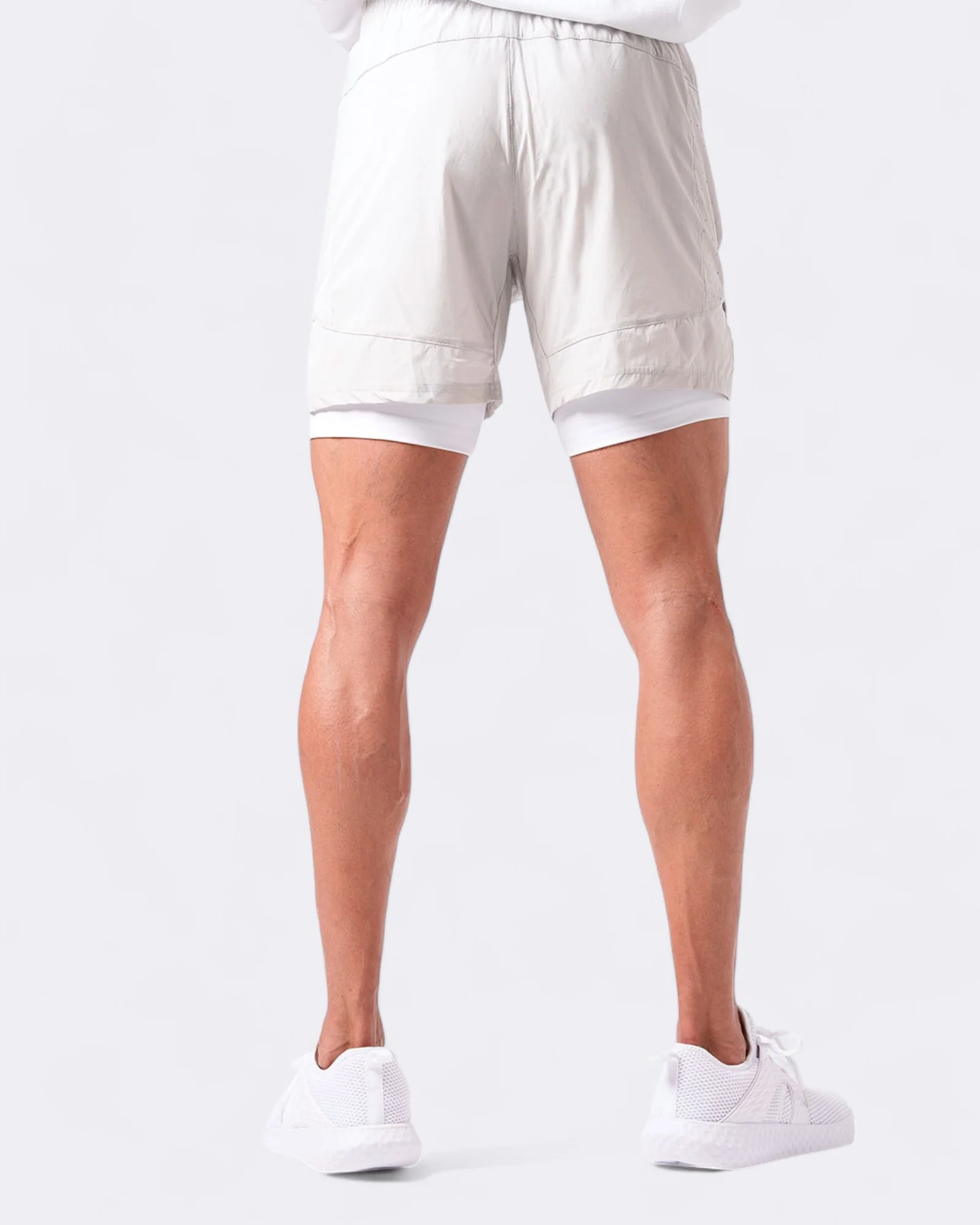 Pantaloncino Training Uomo - Grigio - Image 3