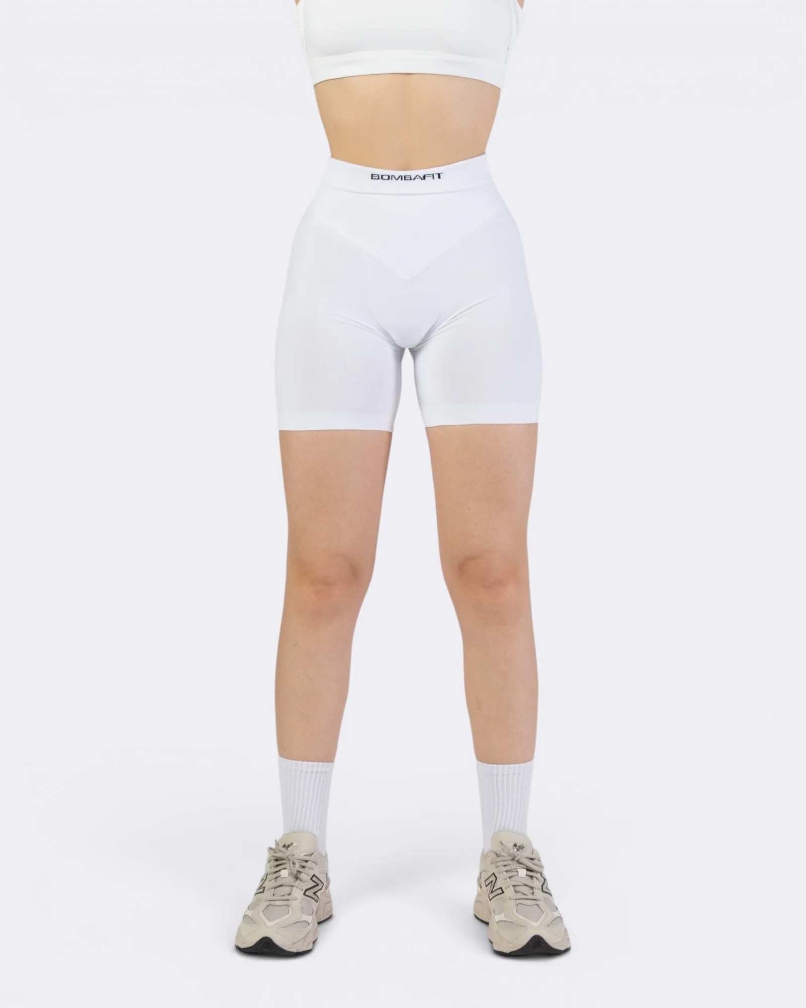 Pump It Shorts Leggings - Bianco - Image 5