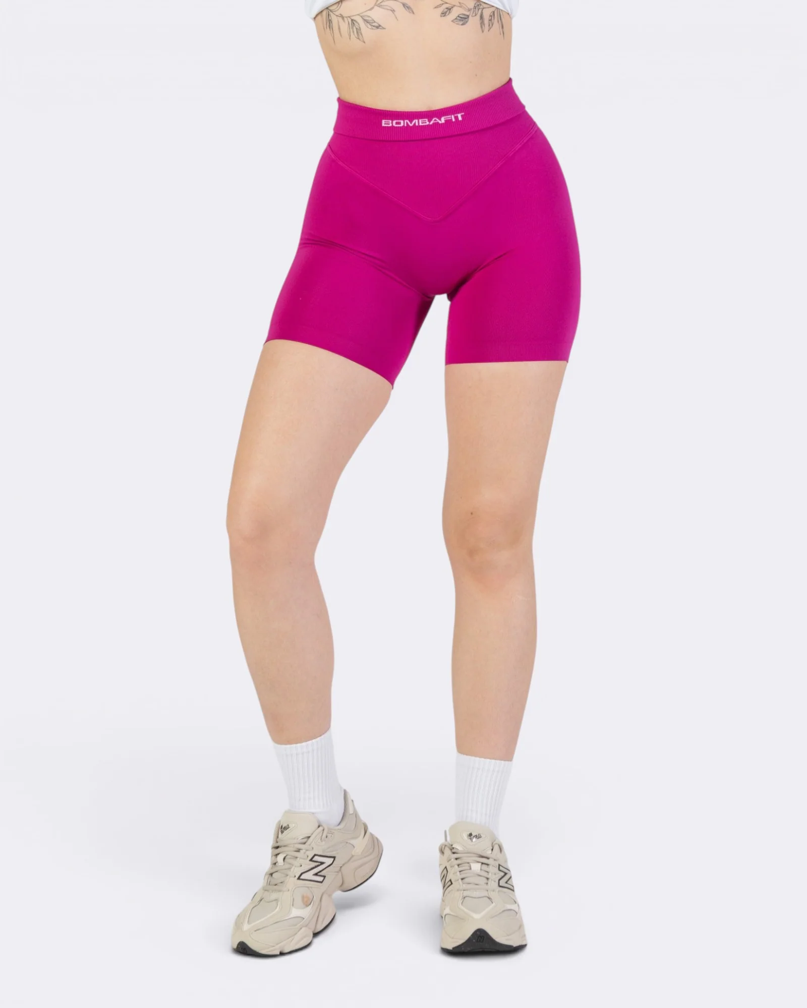 Pump It Shorts Leggings - Festival Fucsia - Image 3