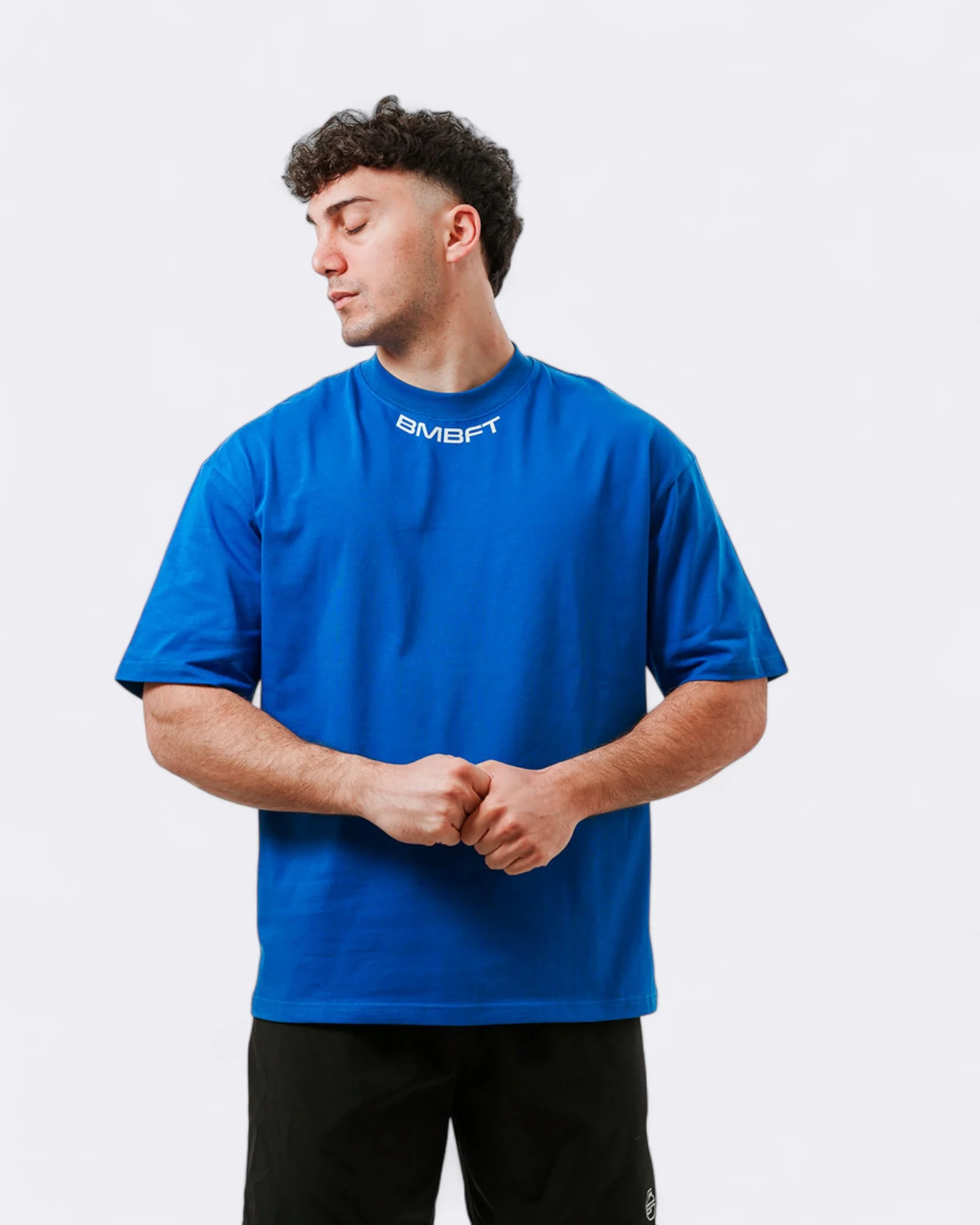 T-shirt Oversize Gymbro - Blu Elettrico - Image 2