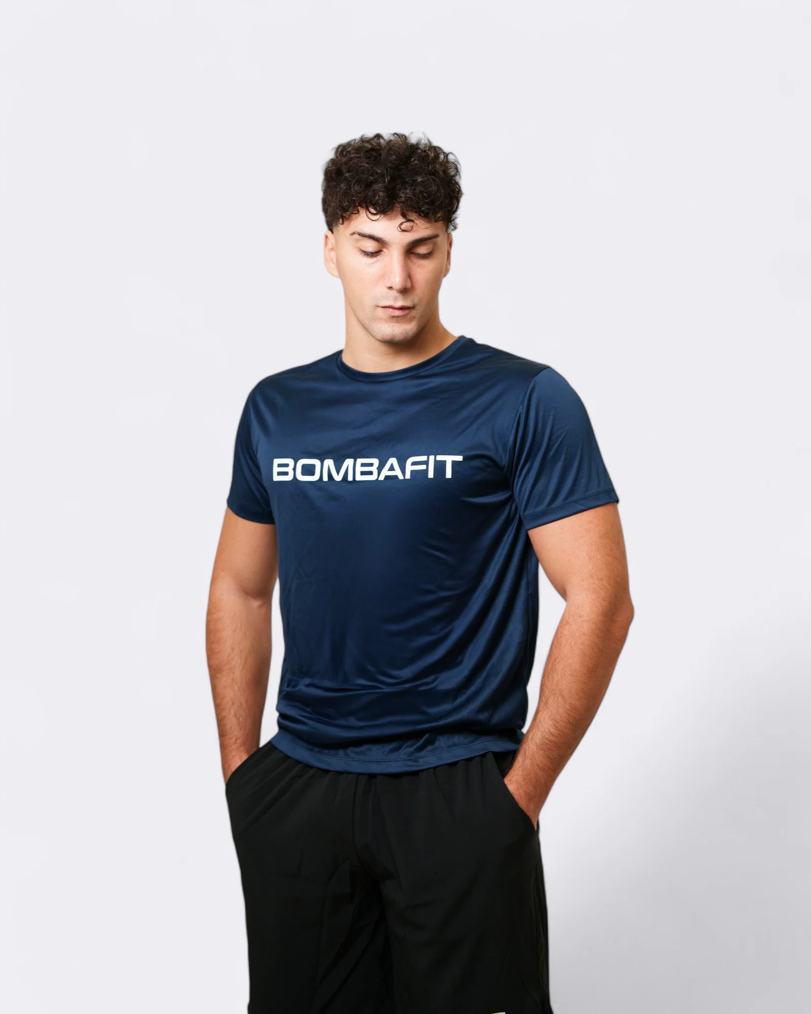 T-shirt Plain - Blu