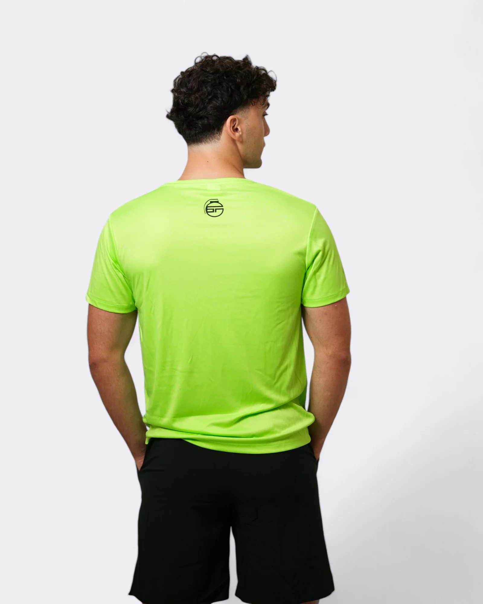 T-shirt Plain - Verde Fluo - Image 2
