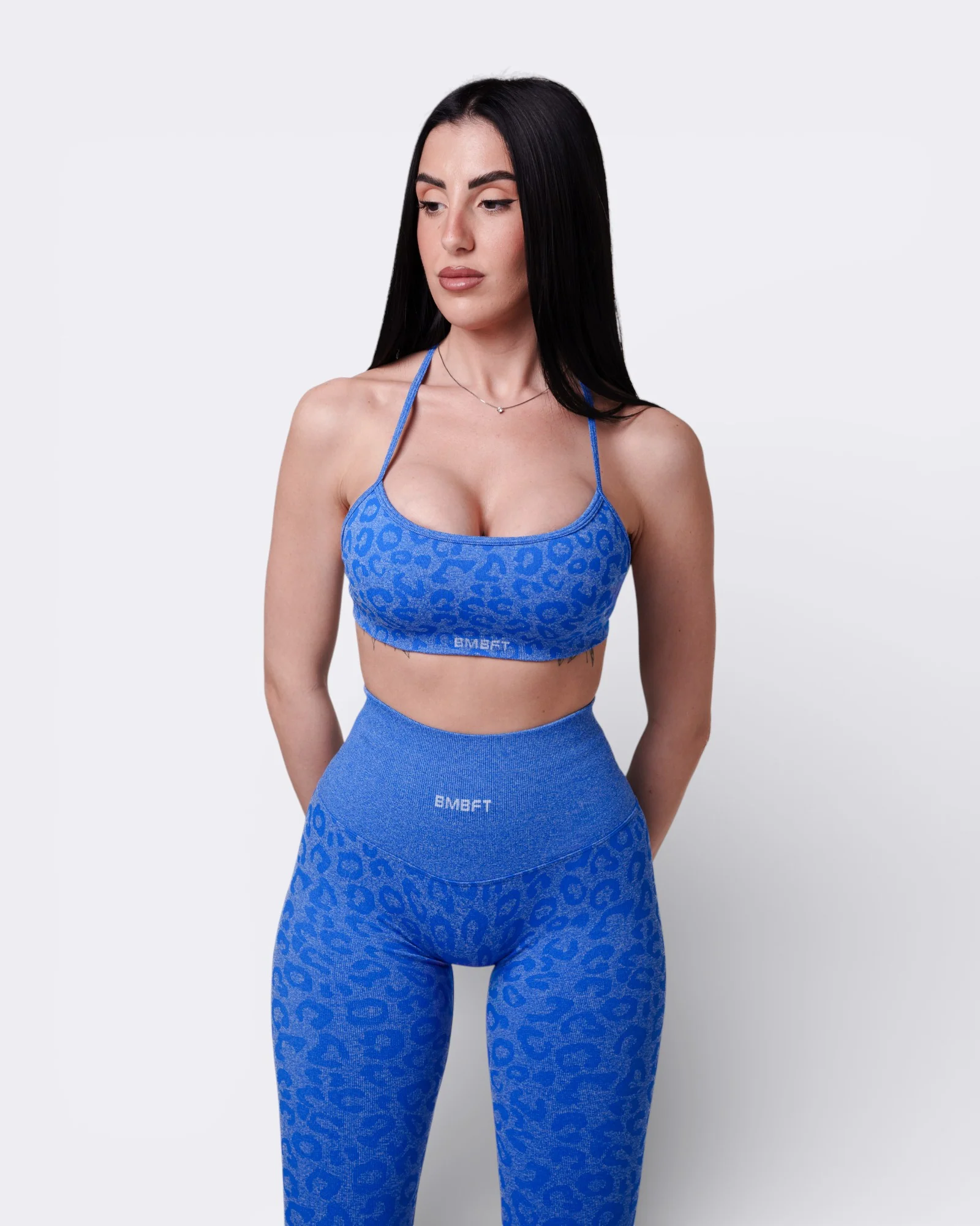Top Unity Leopard - Blu Elettrico