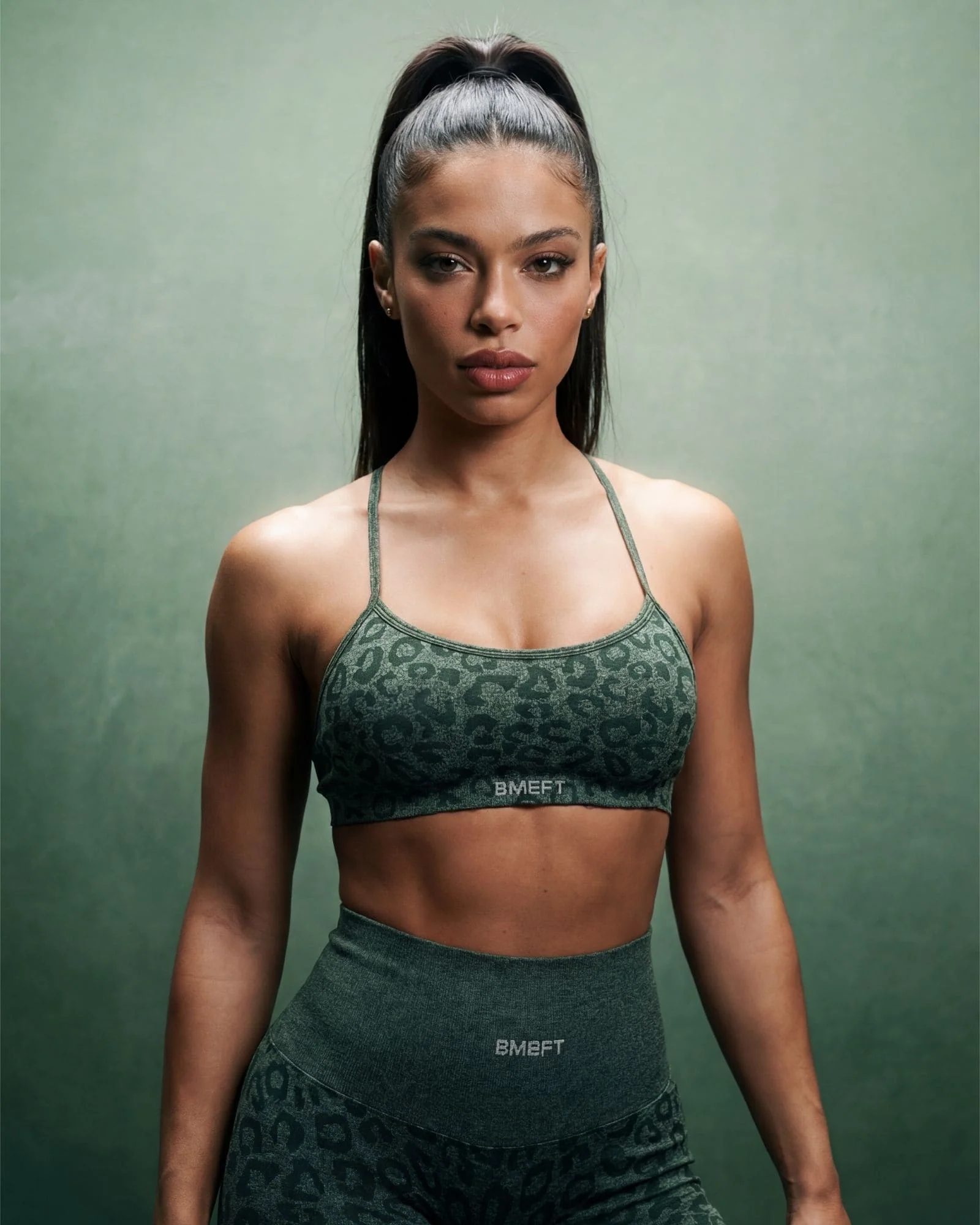 Top Unity Leopard - Verde Scuro - Image 3